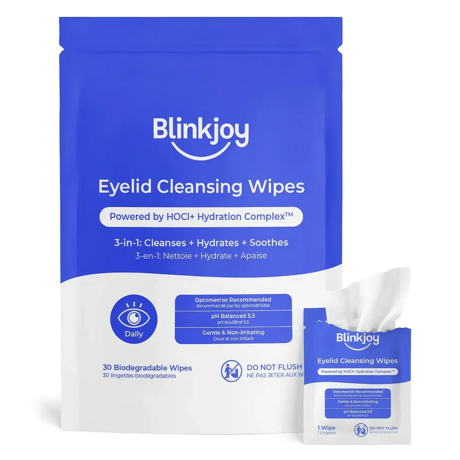 Lingettes nettoyantes pour les paupières Blinkjoy