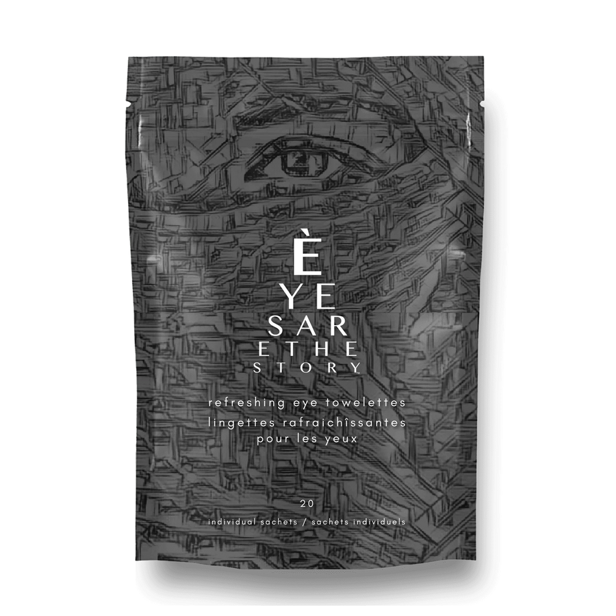 ÈYES ARE THE STORY™ | Lingettes à l'épreuve des yeux (paquet de 20)