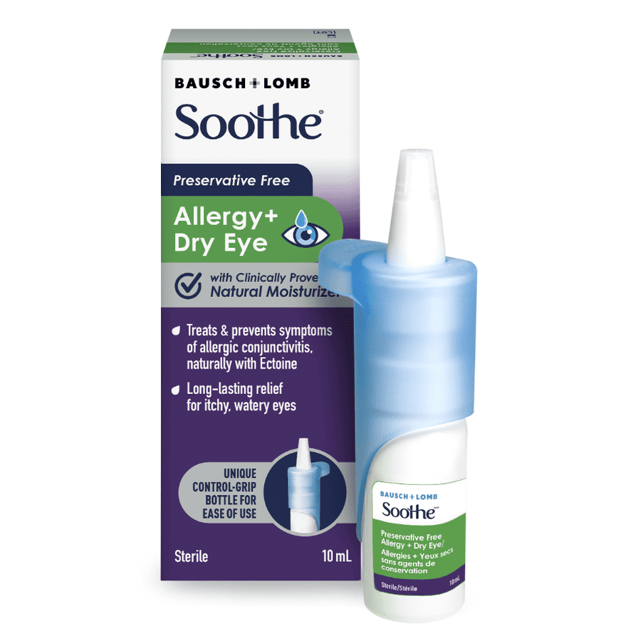 Soothe® Allergie + sécheresse oculaire sans conservateur