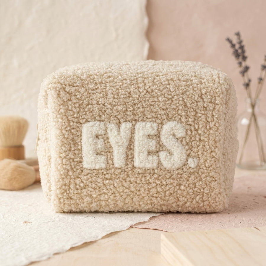 We Love Eyes Crème Bear Cosmetics Bag