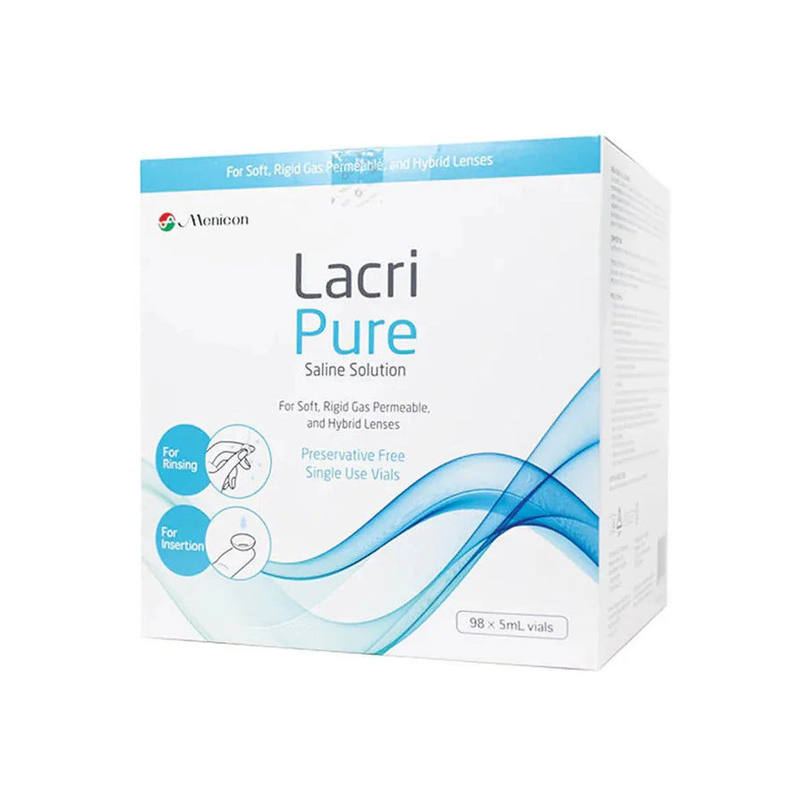 Solution saline de rinçage et d'insertion LacriPure